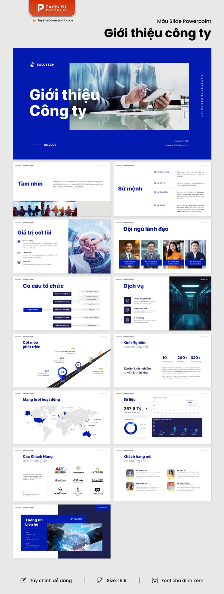 Mẫu Slide Powerpoint Giới thiệu Công Ty | Tuyệt kỹ Powerpoint