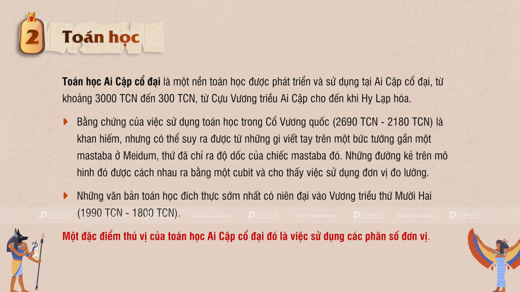 thành tưu toán học trong nền văn minh ai cập cổ đại