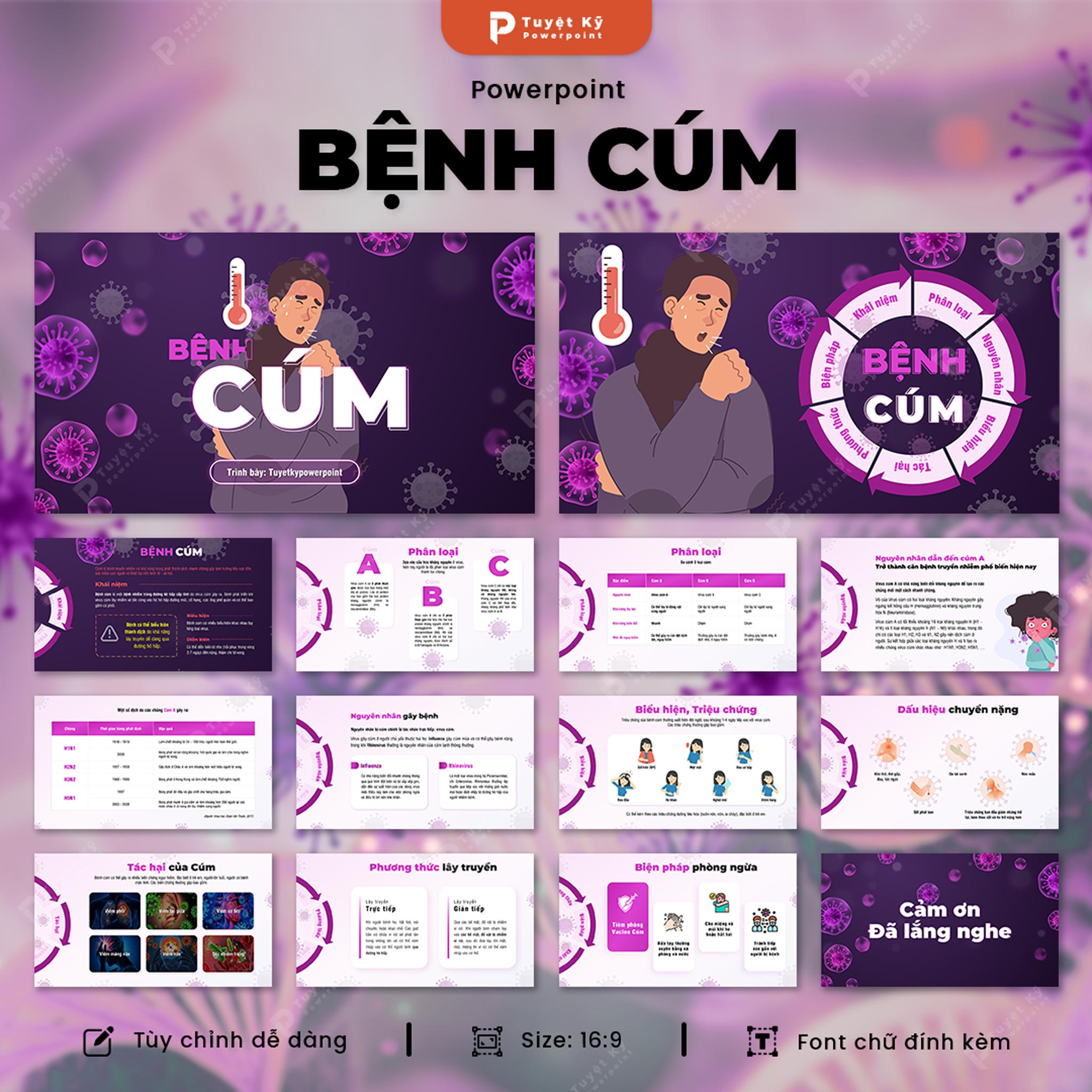 slide bệnh cảm