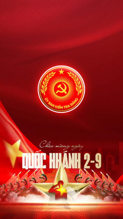 Hình nền Logo Ủy ban Kiểm tra Trung ương Đảng Cộng sản Việt Nam | Chào Mừng Quốc Khánh 2/9 | Tuyetkypowerpoint
