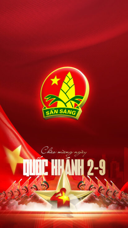 Hình nền logo Đội Thiếu Niên Tiền Phong Hồ Chí Minh | Chào Mừng Quốc Khánh Việt Nam 2/9 | Tuyetkypowerpoint