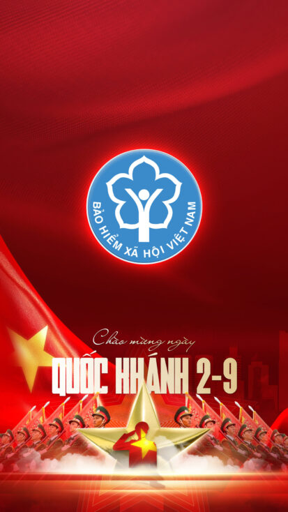 Hình nền Logo Bảo hiểm Xã hội Việt Nam | Chào Mừng Quốc Khánh 2/9 | Tuyetkypowerpoint