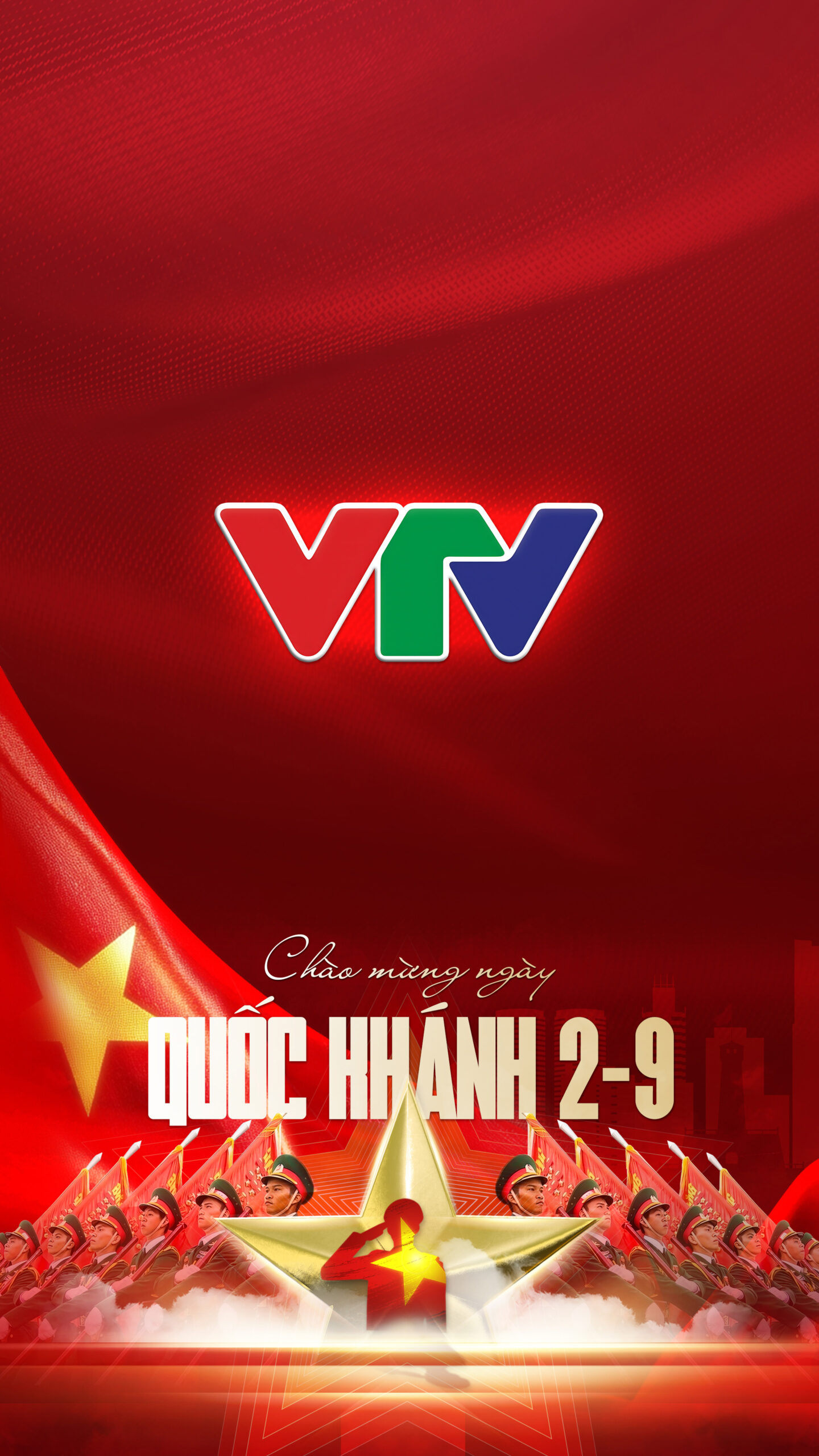 Hình nền Logo VTV | Chào Mừng Quốc Khánh Việt Nam 2/9 | Tuyetkypowerpoint