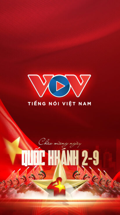 Hình nền Logo VOV | Chào Mừng Quốc Khánh Việt Nam 2/9 | Tuyetkypowerpoint
