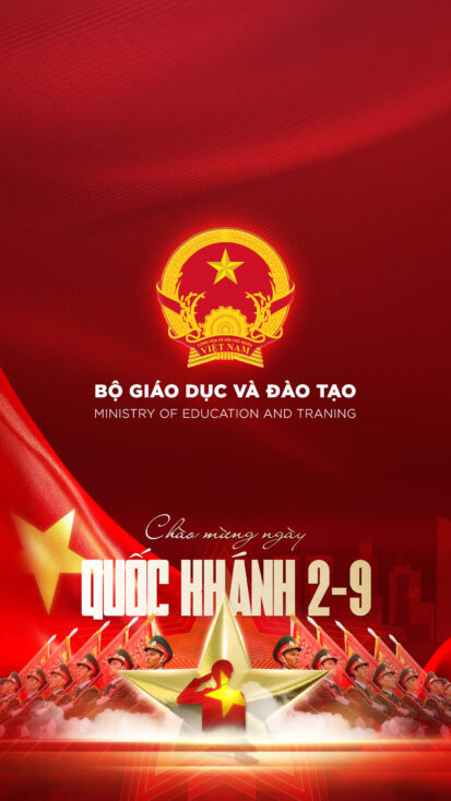 Hình nền Bộ Giáo Dục và Đào Tạo | Chào Mừng Quốc Khánh Việt Nam 2/9 đẹp 4K | Tuyetkypowerpoint
