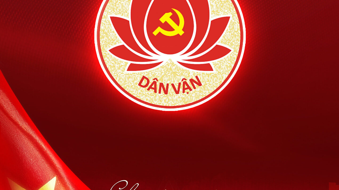 Hình nền Biểu trưng (Logo) ngành Dân vận | Chào Mừng Quốc Khánh 2/9 | Tuyetkypowerpoint