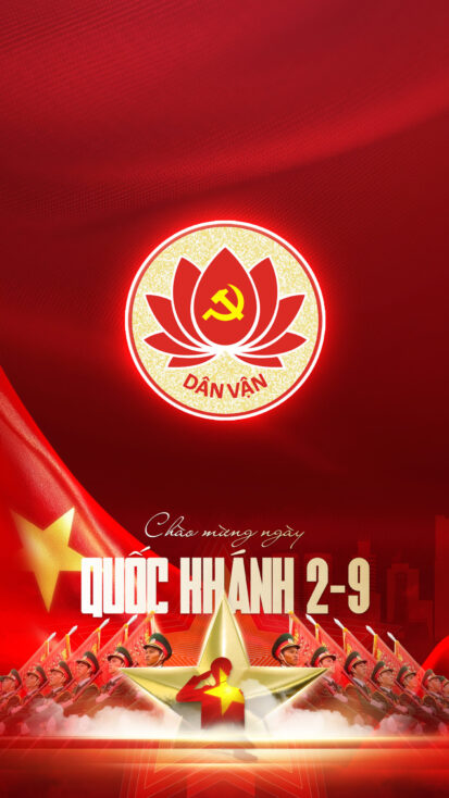 Hình nền Biểu trưng (Logo) ngành Dân vận | Chào Mừng Quốc Khánh 2/9 | Tuyetkypowerpoint