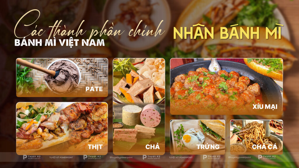 thành phần chính trong bánh mì việt nam