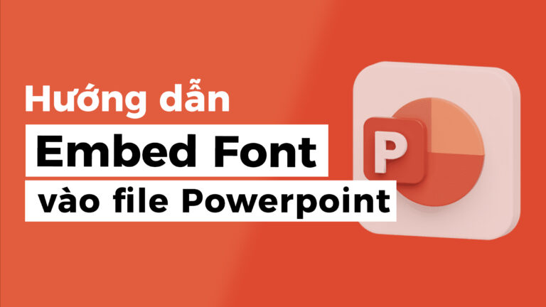 thumbnail nhúng font trong powerpoint