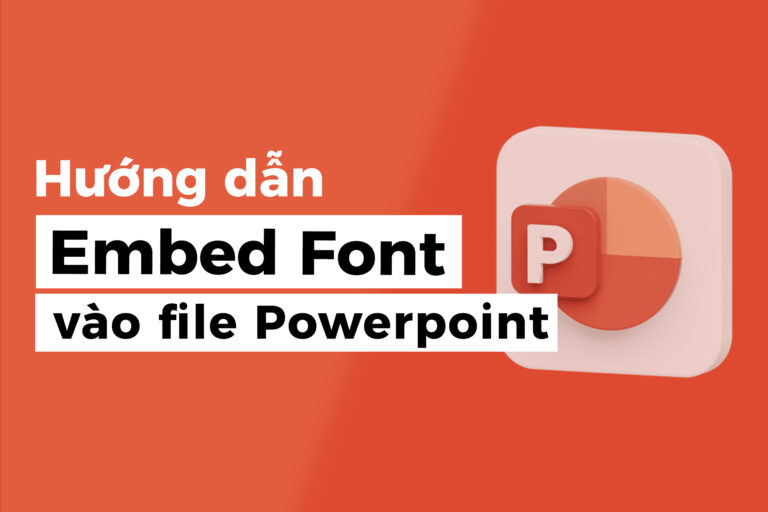 thumbnail nhúng font trong powerpoint
