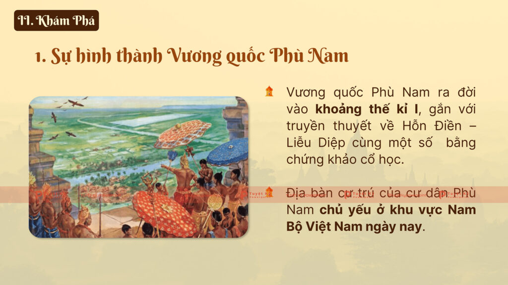 sự hình thành của vương quốc phù nam