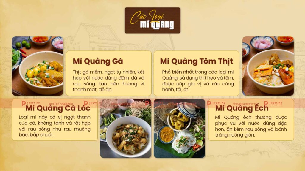 các loại mì quảng việt nam