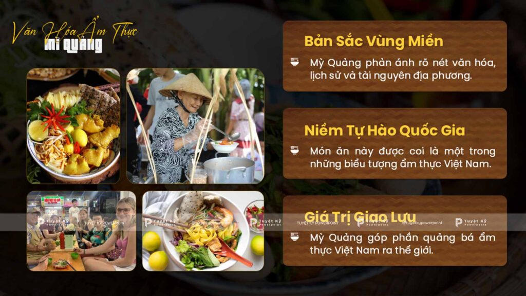 văn hoá ẩm thực mì quảng