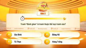 quiz đố vui rung chuông vàng - câu hỏi 4 đáp án (đếm ngược 10 giây)