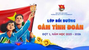 backdrop banner lớp bồi dưỡng cảm tình đoàn