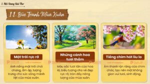bức tranh mùa xuân trong tác phẩm mùa xuân chín