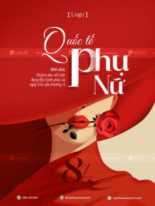 poster social post ngày quốc tế phu nữ 8/3