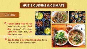 hue cuisine and climate