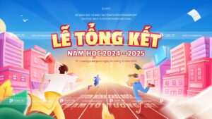 backdrop banner lễ tổng kết năm học