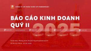 trang bìa slide báo cáo kinh doanh quý