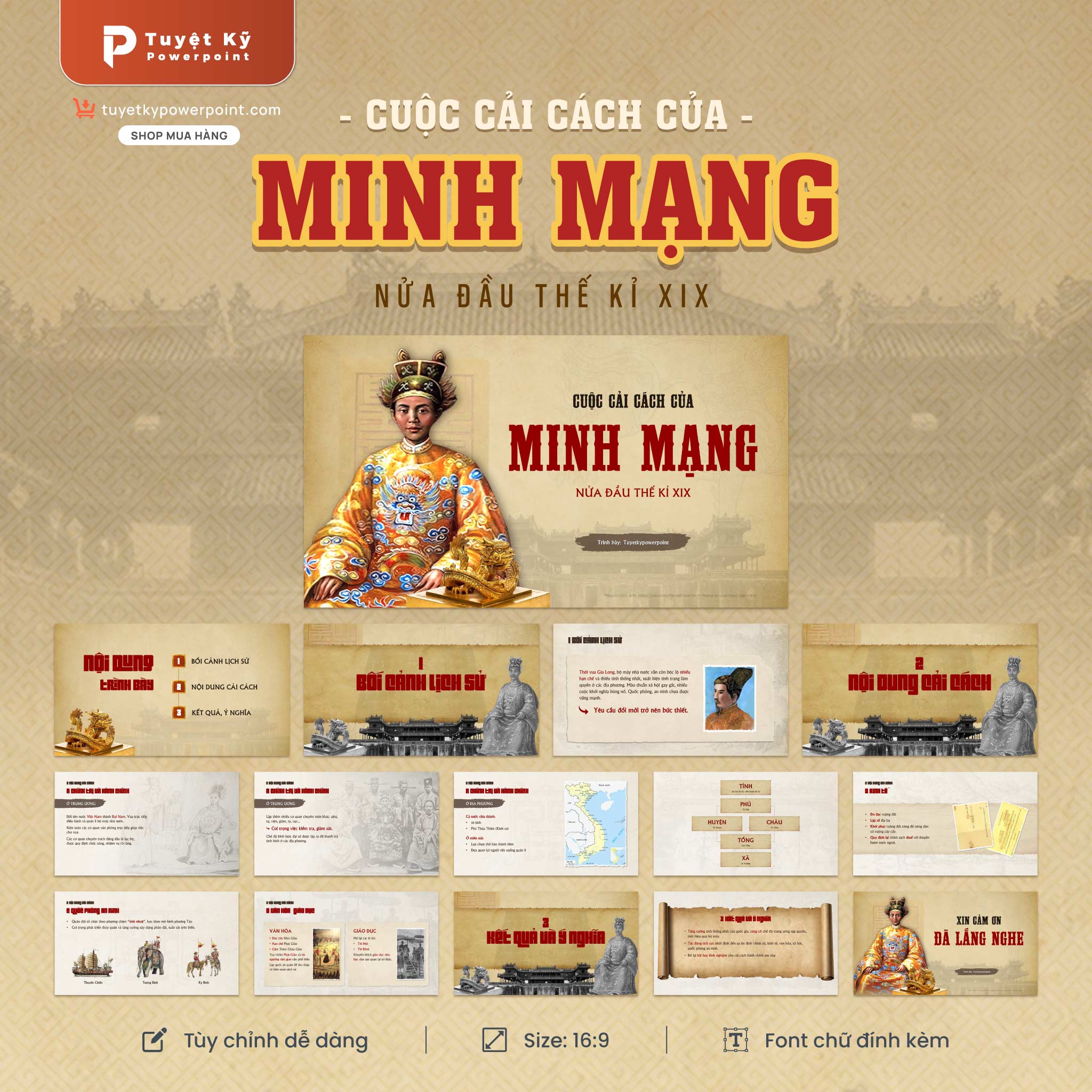 thumbnail cuộc cải cách của minh mạng nửa đầu thế kỉ xix
