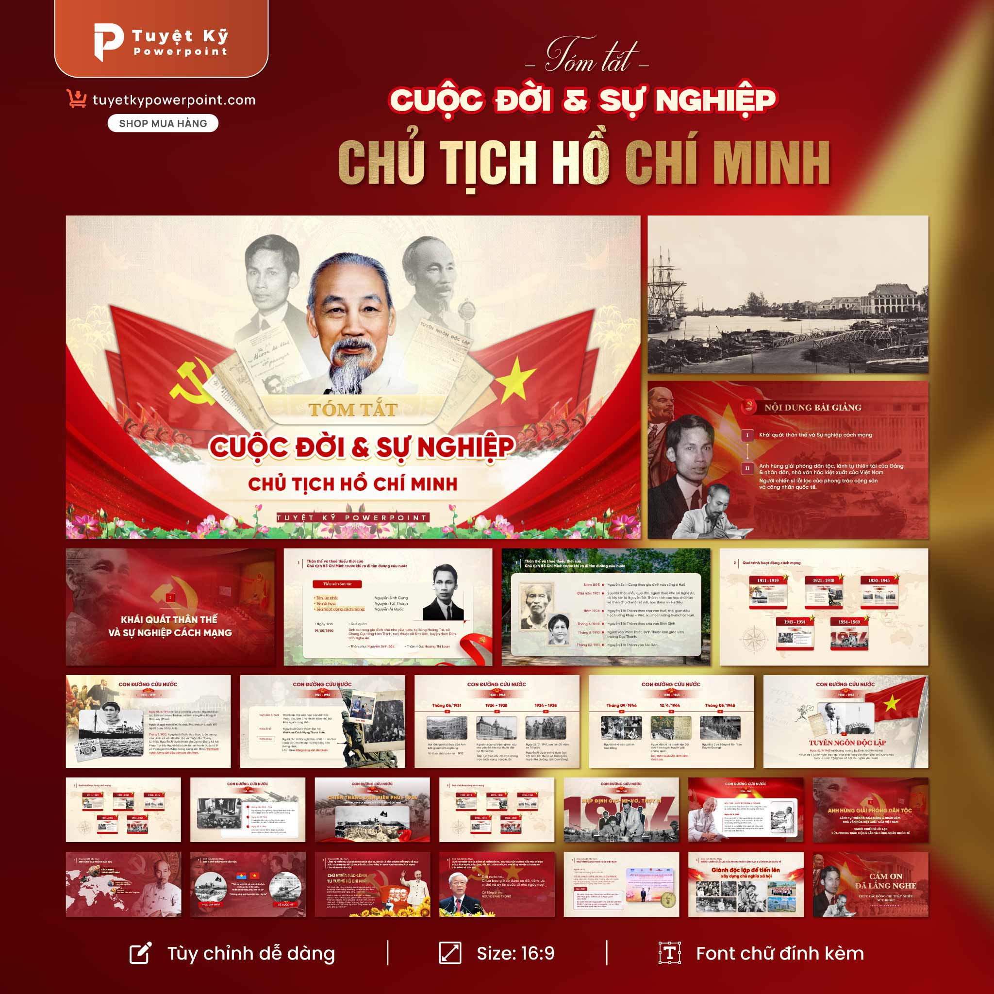 thumbnail tóm tắt cuộc đời và sự nghiệp chủ tịch hồ chí minh