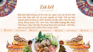 tổng kết bún bò huế
