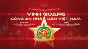 backdrop banner chào mừng ngày truyền thống công an nhân dân việt nam