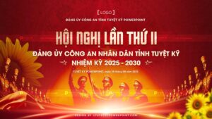 backdrop đại hội hội nghị đảng ủy công an nhân dân