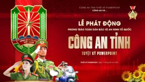 backdrop banner lễ phát động vì an ninh tổ quốc