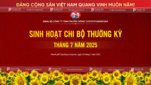 backdrop banner sinh hoạt chi bộ