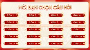chọn câu hỏi