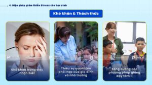 khó khăn và thách thức trong việc giảm thiểu stress cho học sinh