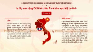 sự mở rộng chủ nghĩa xã hội ở châu á và khu vực mỹ latinh