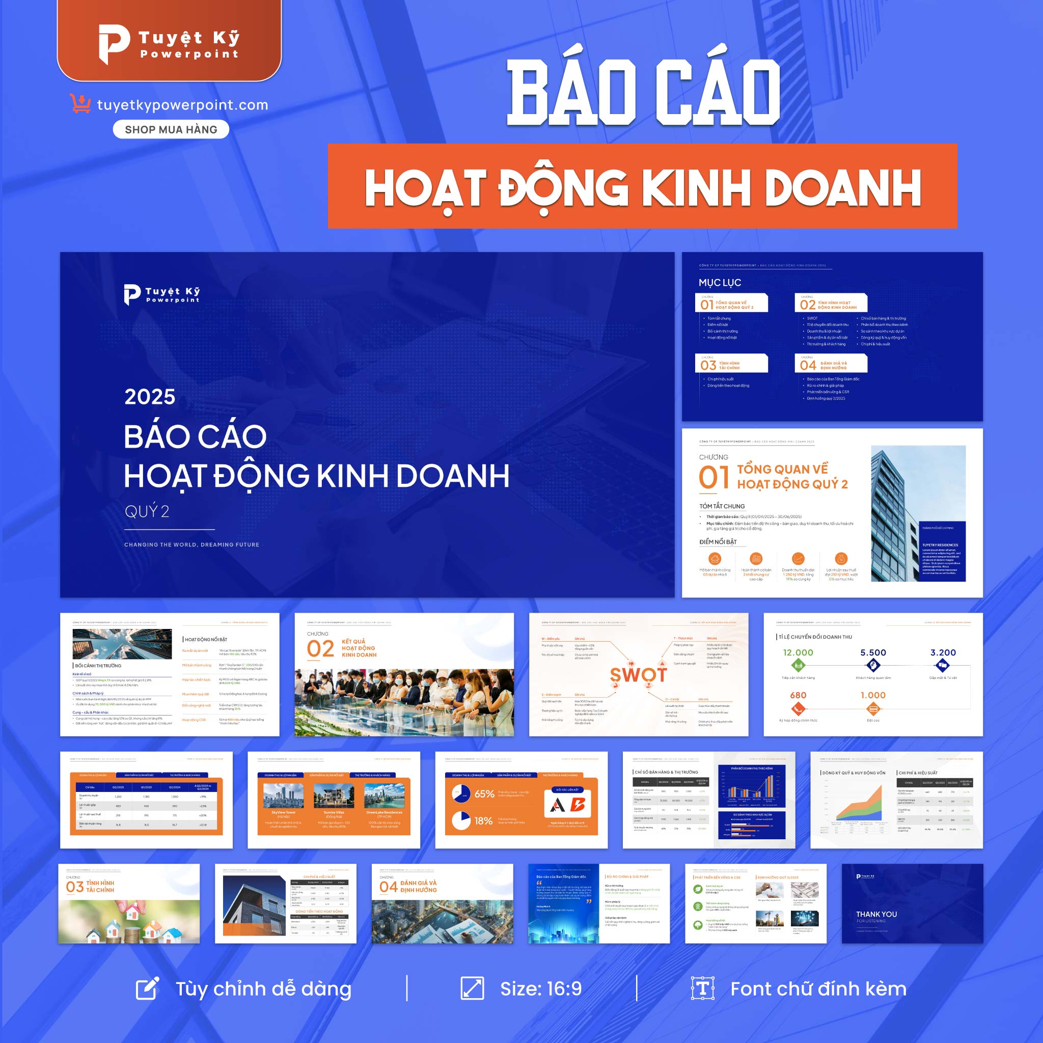 thumbnail báo cáo hoạt động kinh doanh công ty bất động sản
