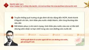 hồ chí minh quyết định đi ra nước ngoài để tìm con đường cứu nước giải phóng dân tộc mới