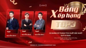 backdrop banner bảng xếp hạng top 3 cá nhân