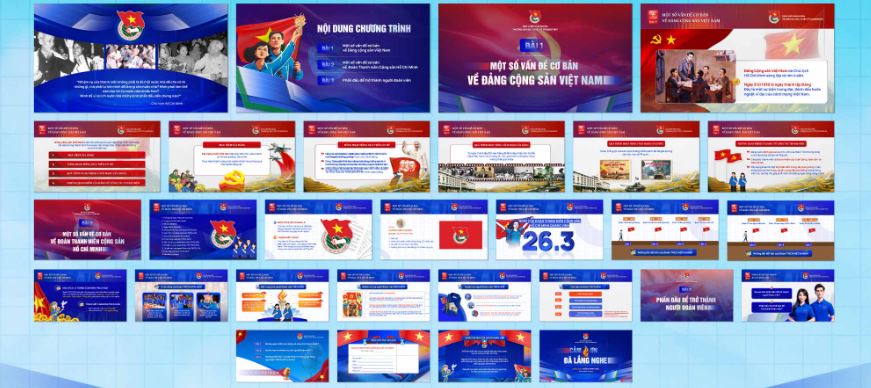 Mẫu Slide Bài Giảng Bồi Dưỡng Cảm Tình Đoàn