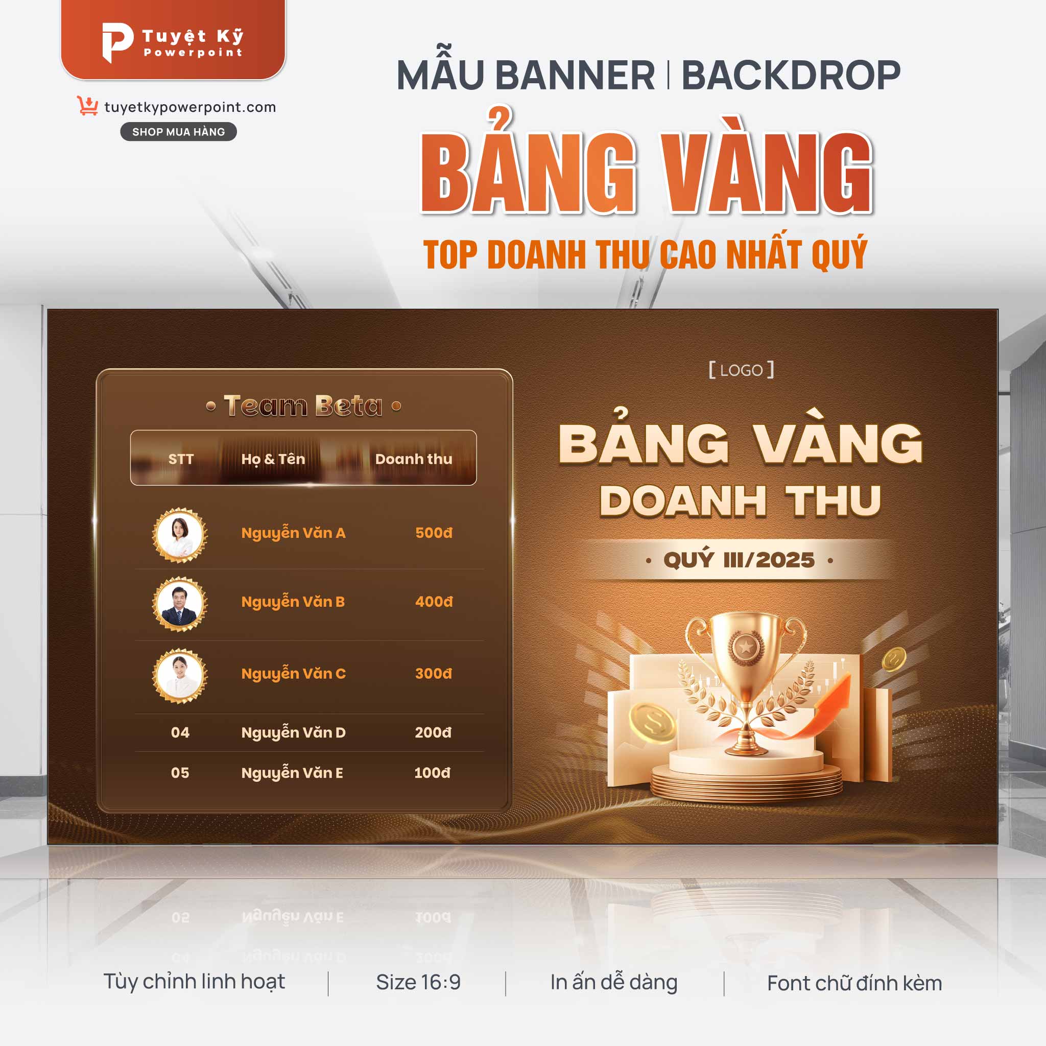 thumbnail Backdrop/banner bảng vàng doanh thu Quý