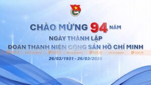 backdrop banner chào mừng ngày thành lập đoàn thanh niên cộng sản hồ chí minh