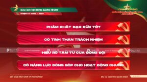 bầu cử đại hội quân nhân