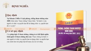 định nghĩa phòng chống tham nhũng