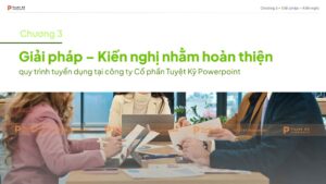 giải pháp kiến nghị quy trình tuyển dụng