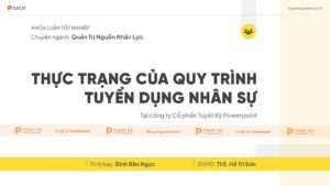 khóa luận tốt nghiệp ngành quản trị nguồn nhân lực