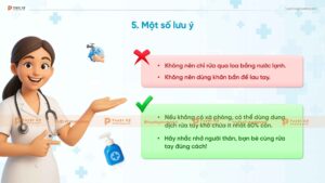 lưu ý rửa tay đúng cách