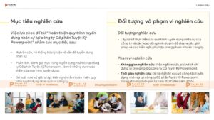 mục tiêu nghiên cứu khóa luận