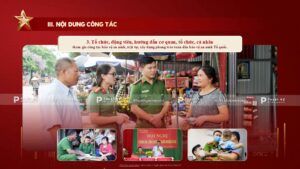 nội dung công tác vận động quần chúng bảo vệ an ninh trật tự