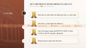 quy chế pháp lý hành chính của cán bộ