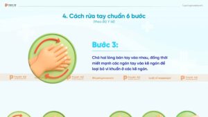 rửa tay chuẩn 6 bước