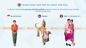 trang phục dân tôc đa dạng văn hoá